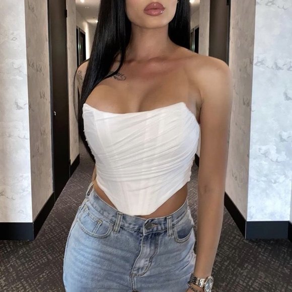 Mesh Bustier Corset - Picture 2 of 10